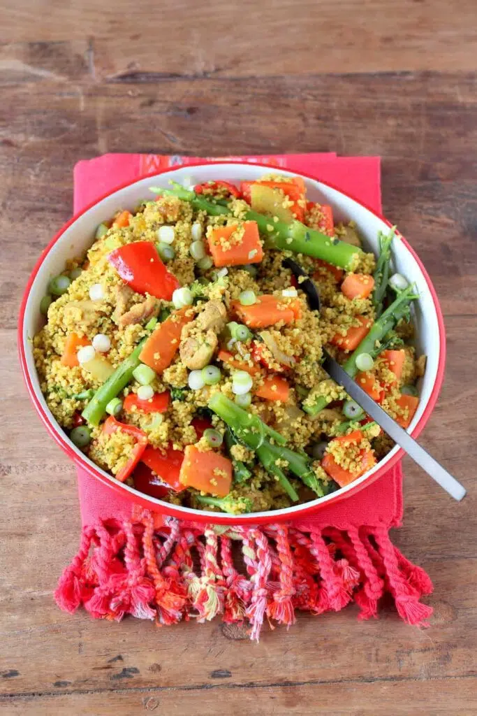Couscous with roasted vegetables