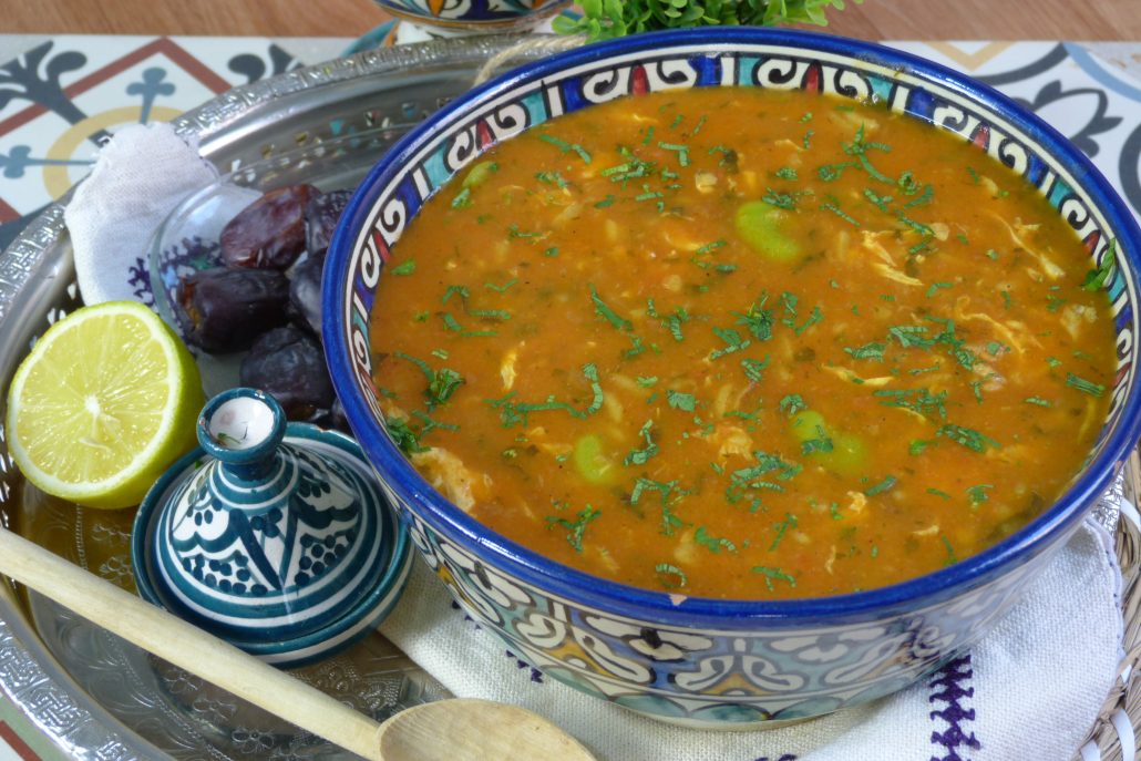 Harira lentil soup